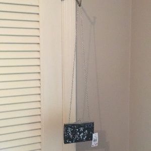 Small black sequin change purse/clutch